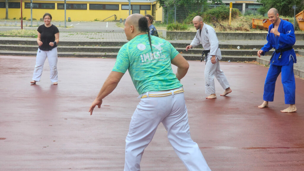 Benji Lee beim Capoeira